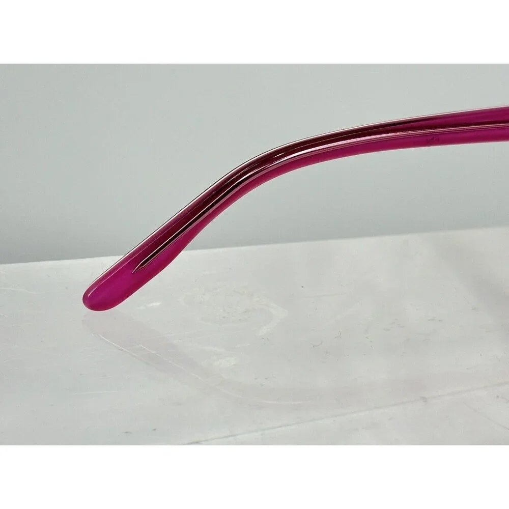Zenni Kids’ Rectangle Glasses 669321 Mikayla Pink Black (LE-2)